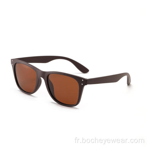 lunettes de soleil de marque en gros lunettes de soleil de mode unisexe classiques à grand cadre TR90